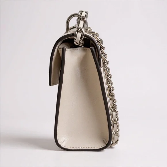 Michael Kors Cream Crossbody Bag with Silver Accents - Picture 5 of 11